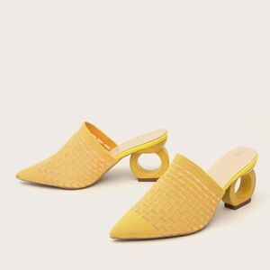 🌷SHEIN Sculptured Mules , sz 9.5
